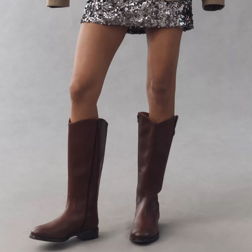 Frye Women's Melissa Boots / Tall Brown Leather Boots